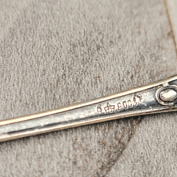 Servierlöffel. H. Meyen & Co, 800er Silver Das Grosse Fass Silver Souvenir Spoon - Picture 7 of 11